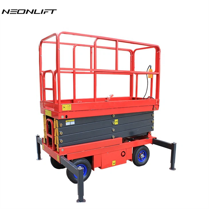 Полуелектрически хидравличен повдигач на акордеон